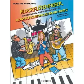 Ricordi Deutschland Blockflötenfieber, Klavierbegleitung zu Bd. 1 - 2