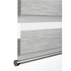 GARDINIA Doppelrollo de Luxe 160 x 180 cm grau