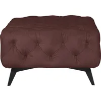 Home Affaire Polsterhocker Amaury Chesterfield-Optik 80 x 45 x 80 cm Rosa