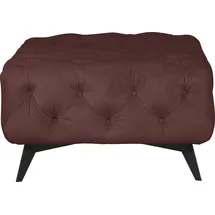 Home Affaire Polsterhocker Amaury Chesterfield-Optik 80 x 45 x 80 cm Rosa