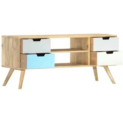 vidaXL TV-Schrank 110×35×48 cm Massivholz Mango