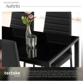 Tectake Berlin 5-tlg. schwarz