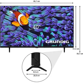 Grundig (40") Full HD Smart-TV WLAN Schwarz