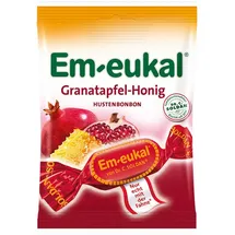 Bonbons Em-eukal Granatapfel-Honig Hustenbonbons, 75 g Bonbons