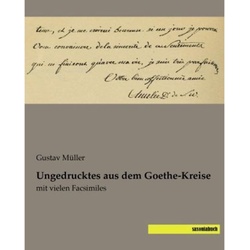 Ungedrucktes Aus Dem Goethe-Kreise, Kartoniert (TB)