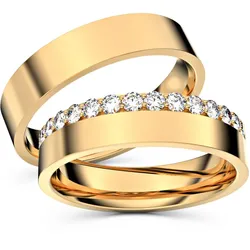 Trauringe Emden 585er RosÈgold - 4105