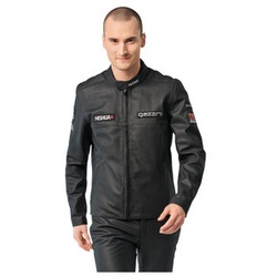 Fashion Men 201 Leder Jacke schwarz 50