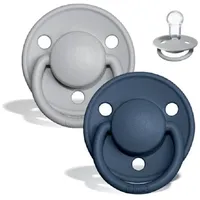 Bibs Schnuller De Lux Cloud Steel Blue 0-36 M