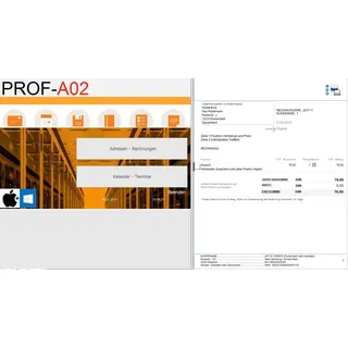 WEB Cloud unabh. Rechnungssoftware Rechnungsprogramm Software App Windows Mac
