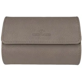Windrose Schmuckkoffer Travel Watch Case beige 15 cm x 10 cm x 7 cm