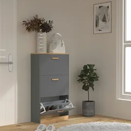 VCM Halom M 105 x 59 x 22 cm schwarz / schwarz