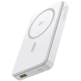 Baseus Airpow2 Qi2 Magnetic Powerbank, MagSafe, USB-A + USB-C, 10.000mAh, 22.5W, weiß