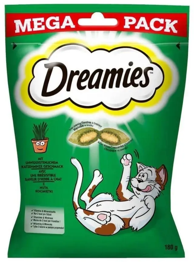 Preisvergleich Produktbild DREAMIES Katzenminze Katzenleckerli 4x180g