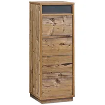 Aileenstore Kommode mit Schubkästen, Klapp-Deckel & Dokumenten-Ablage mit Glasfenster