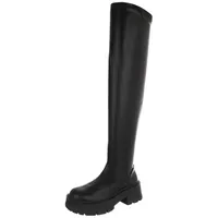 agiyenna Plateaustiefel Damen Schwarz 39