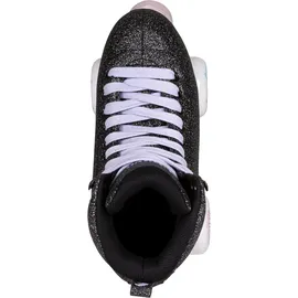 CHAYA Rollschuhe "Melrose Deluxe Starrynight" Gr. 38, schwarz, Inlineskates_Rollschuhe, Kinder, 38 (bis 100 kg), Lederimitat, vegan