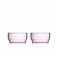 Lyngby Glas Torino 2-tlg. Pink 12 cm