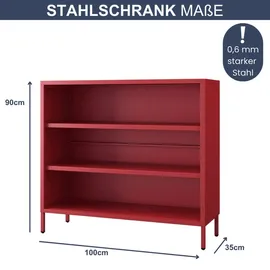 Jan Nowak WORF 90 x 100 x 35 cm Rot