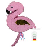 little Birthday Pinata little Birthday - 1 x Flamingo Pinata, mit Schnüren, ohne Süßigkeiten rosa