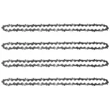 Youyijia Elektro-Kettensäge Pack of 4 Saw Chains 40 cm 3/8 Inch 1.3 mm 56 Drive Links, 4-tlg.