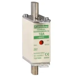 Schneider Electric DF2HA1161 Sicherungseinsatz DIN 1mit Schlagbolzen, aM 160A, ohne Anzeige  - 3 Stück