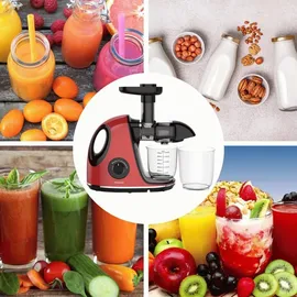 Klausberg KB-7865 Slow Juicer Rot/Schwarz