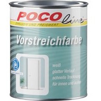 POCOline Acryl Vorstreichfarbe weiß matt ca. 0,75 l - weiß