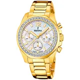 Festina Damenuhr Edelstahl gold Festina Boyfriend Armbanduhr D2UF20609/1 - Goldfarben