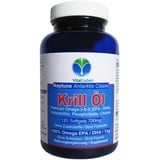 VitalLeben Krillöl ANTARKTIS 120 Krilloil Softgel Kapseln OMEGA 3-6-9 EPA + DHA + Astaxanthin + Antioxidantien & Vitamin E - Naptune Classic - OHNE Fischöl - OHNE ZUSATZSTOFFE. 26426-1