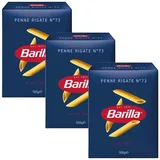 nudeln-hartweizen Barilla Nudeln, Penne Rigate Nummer 73 Hartweizennudeln 3er Pack