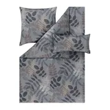 ESTELLA Mako-Satin Bettwäsche Malou (grau 810, 1 x 40x80 + 1 x 80x80 + 1 x 155x220 cm)