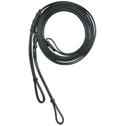 Euroriding Schlaufzügel Natural Line - schwarz - full