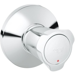 Grohe Costa Unterputz-Ventil Oberbau Einbautiefe stufenlos 10-35mm, Rote Markierung, Chrom 19855001