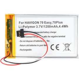 AccuCell Akku passend für den NAVIGON 70 Easy Akku, 70 Plus