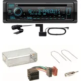 Kenwood KDC-BT960DAB Bluetooth DAB USB Einbauset für Citroen Berlingo bis 2007