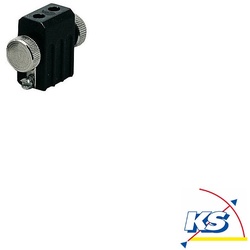 Paulmann Zubehör für Seilsystem 12V Lampenhalter, G4, 12V, schwarz PAUL-97841