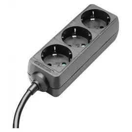 Adam Hall Cables Steckdosenleiste 3-fach 3 m Schwarz
