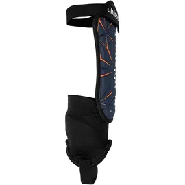 Uhlsport Flex Plate Schienbeinschoner Blau/Orange/Weiß L