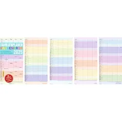 ALPHA Familienkalender Farbenfroh 104133 22x45cm