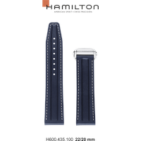 Hamilton Leder Other New Products Band-set Leder-schwarz-22/20 H690.435.100 - schwarz