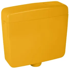 Calmwaters Calmwaters® Spülkasten Curry mit Spül-Stopp-Funktion, 6-9 Liter Spülmenge, Aufputzspülkasten Elements, Curry-Gelb 29HB2729