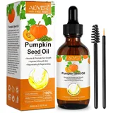 Kürbiskernöl, Pumpkin Seed Oil for Hair, 100% rein, kaltgepresst, natürliches...