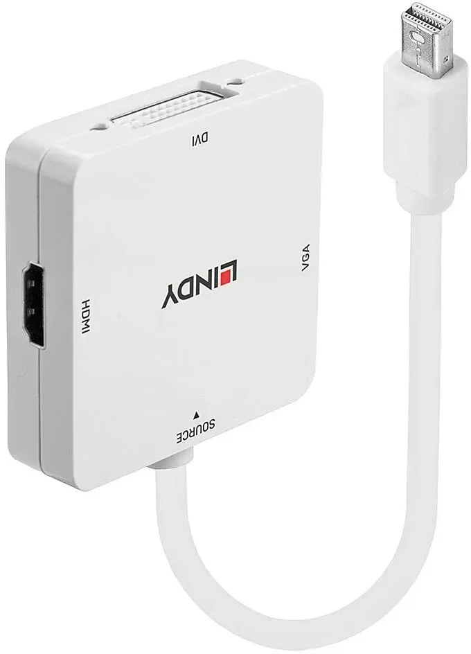 Lindy 41035 Videokabel-Adapter 0,2 m Weiß