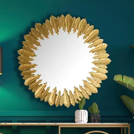 Wohnling Wandspiegel 68 x 68 cm Gold