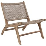 House Nordic Relaxsessel Derby, in Natur, Teak - 60x73x80cm (BxHxT)