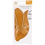 Tulip KS-400450 Stricknadeln, Bamboo, Beige, 40 cm x 4.5 mm