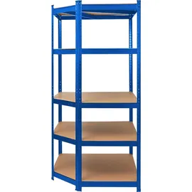 Proregal Eckregal Stahl 180x180x60cm Blau