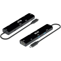 Club 3D 6-in-1 Hub - Dockingstation - für Desktop, Laptop