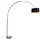 QAZQA Bogenlampe 50 cm Schwarz/Gold