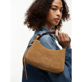 Tommy Hilfiger TH Statement Mini Schultertasche Leder Cognac